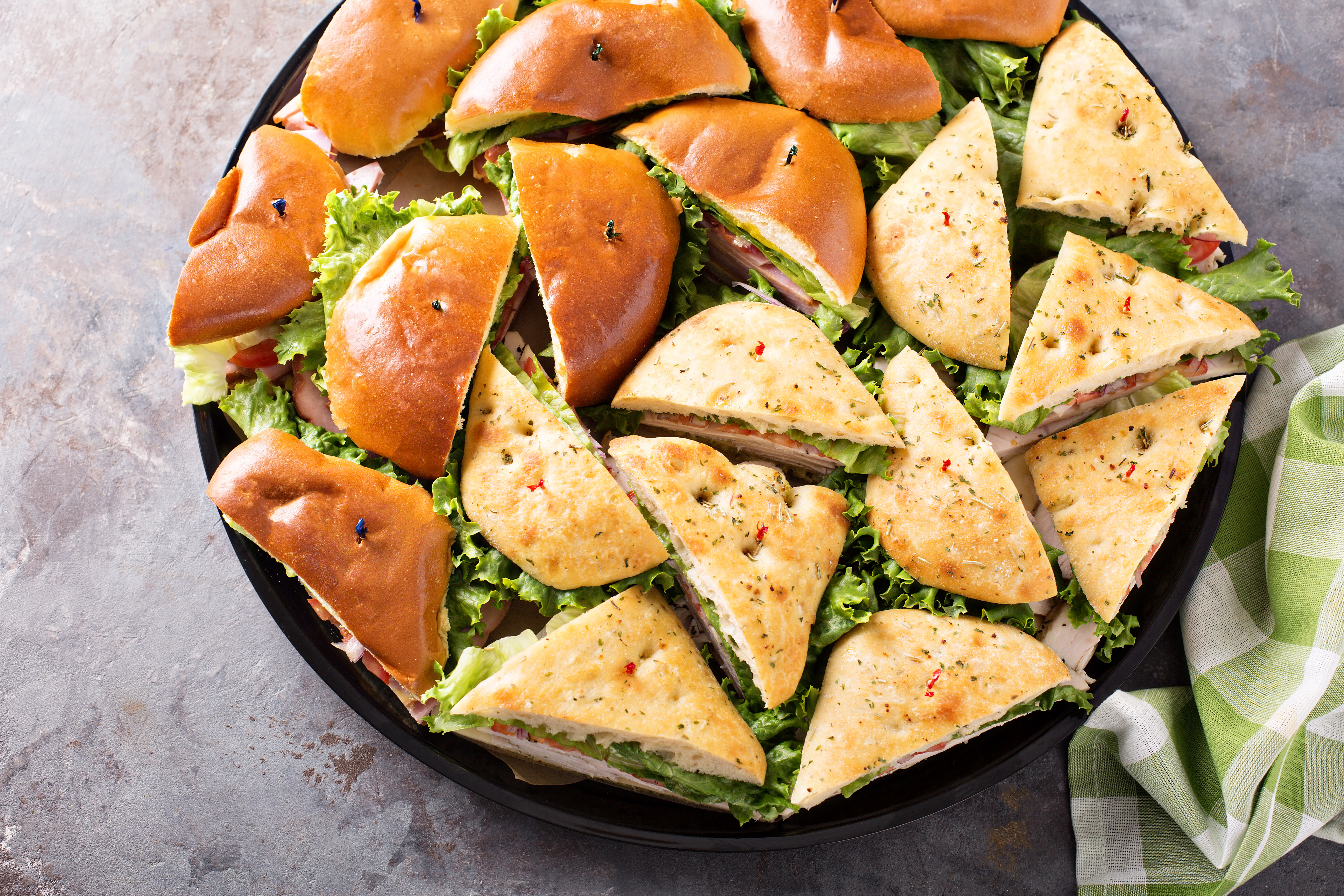 Arranged Food and Objects