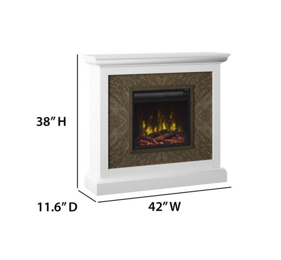 The Sedgefield Wall Mantel Electric Fireplace combines modern convenience with timeless elegance. This wall-mounted electric fireplace features a sleek design, making it a stylish focal point for any room. With its realistic flame effects and adjustable brightness settings, it creates a cozy ambiance without the hassle of traditional fireplaces. 