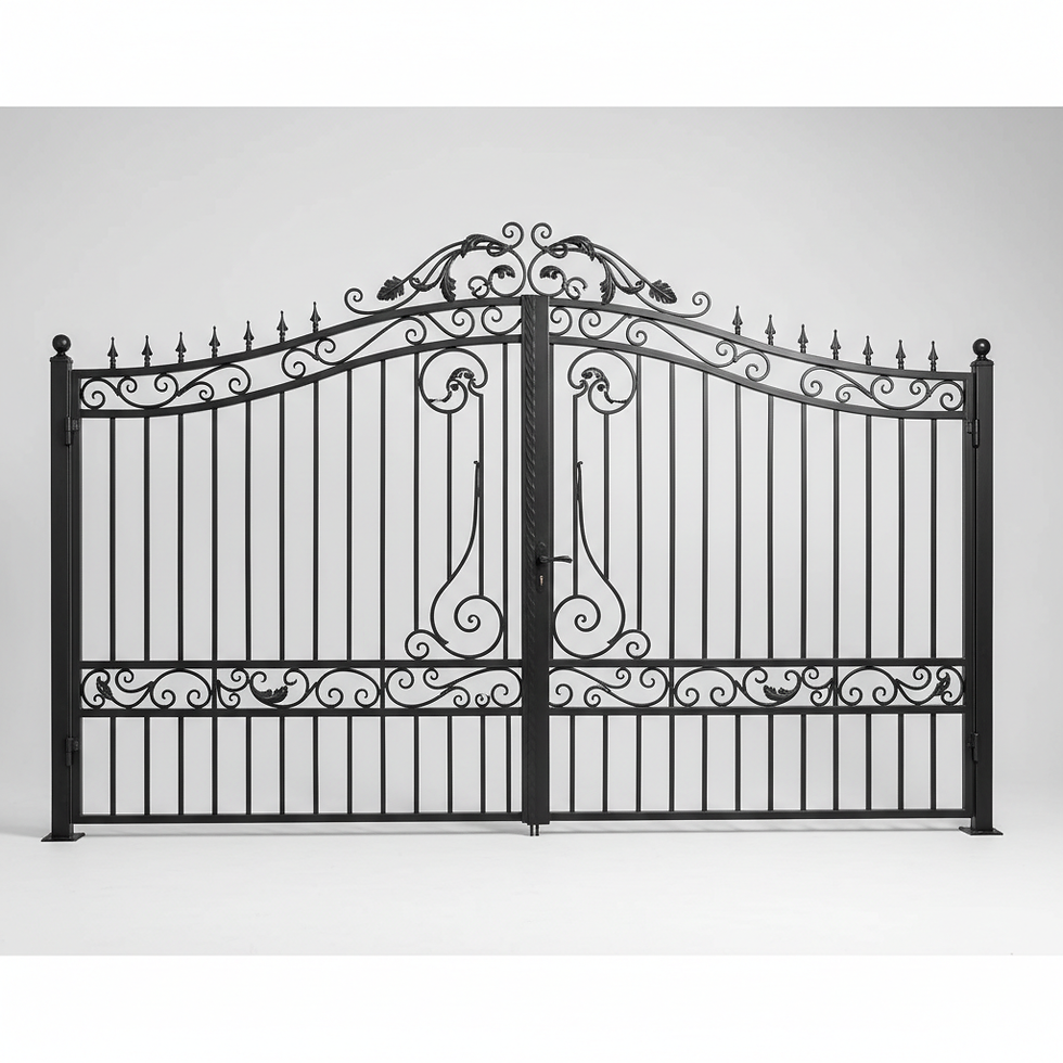 Wrought Iron Driveway Gate