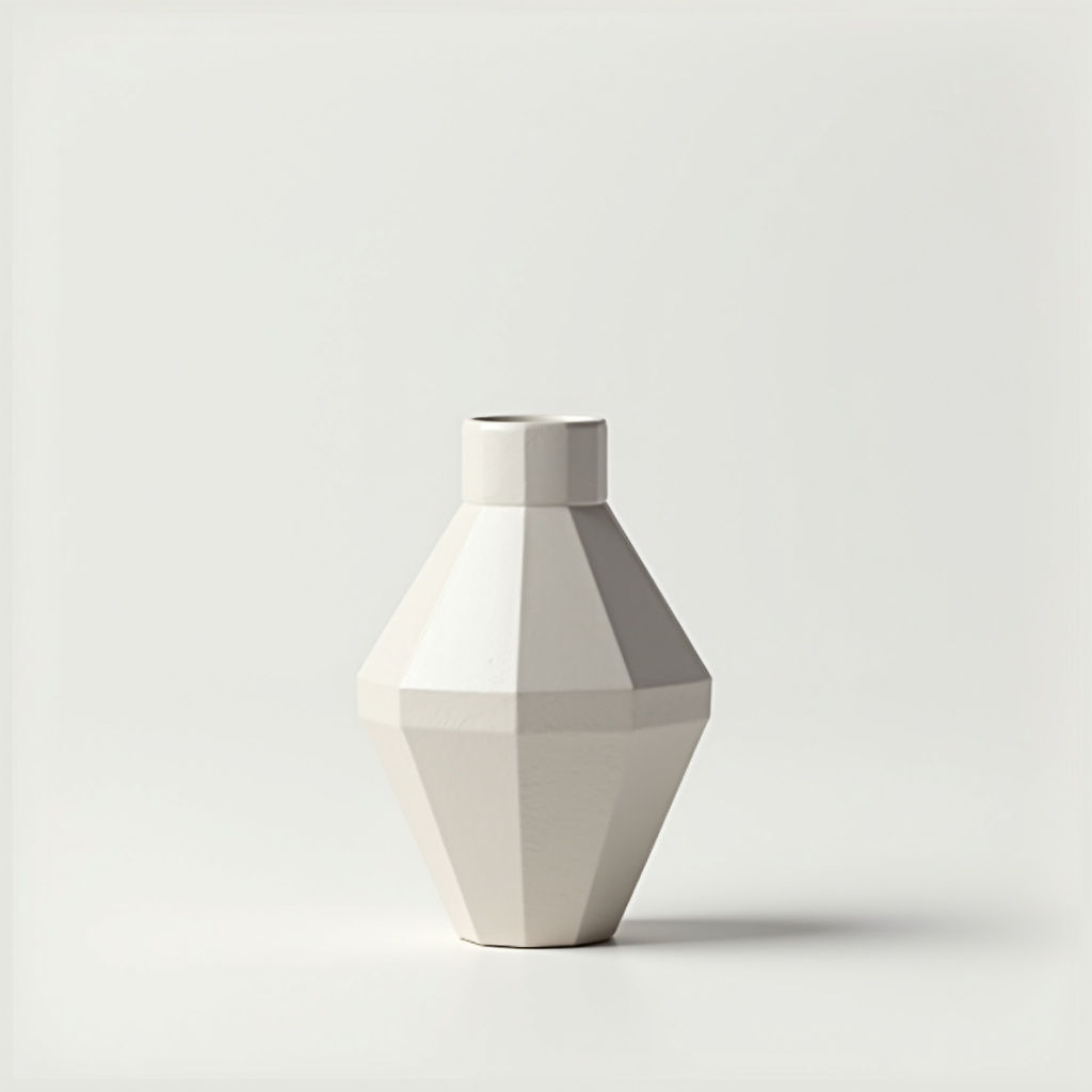 Vaso Geométrico Cerâmica