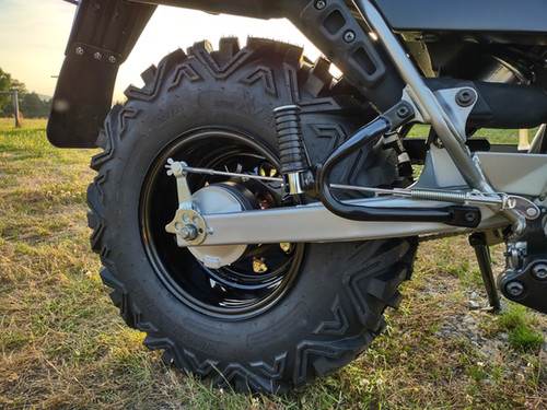 Yamaha TW200 Rear ATV Fat Tire Conversion Kit with 25