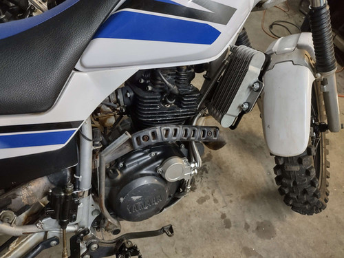 TW200 engine oil cooler | bradley performance