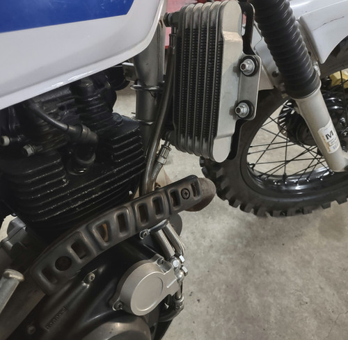 TW200 engine oil cooler | bradley performance