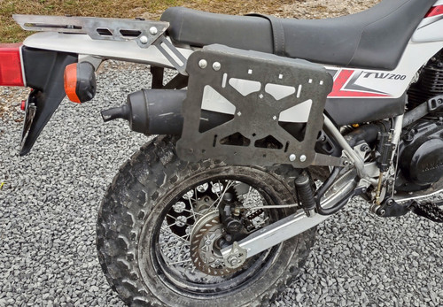 家具 TW200 TW200 Side Bag Pannier Utility Mounts | bradley performance