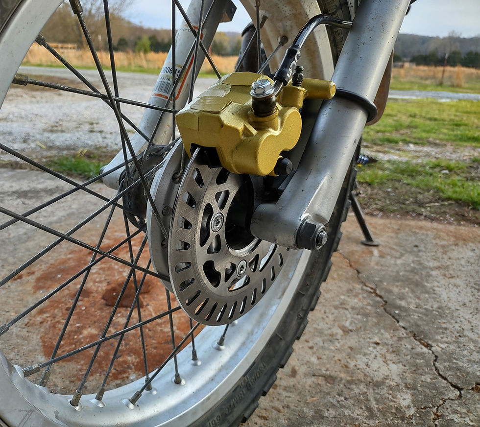 Thumbnail: tw200 disc brake conversion