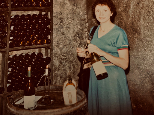 Sipping wine in Burgundy