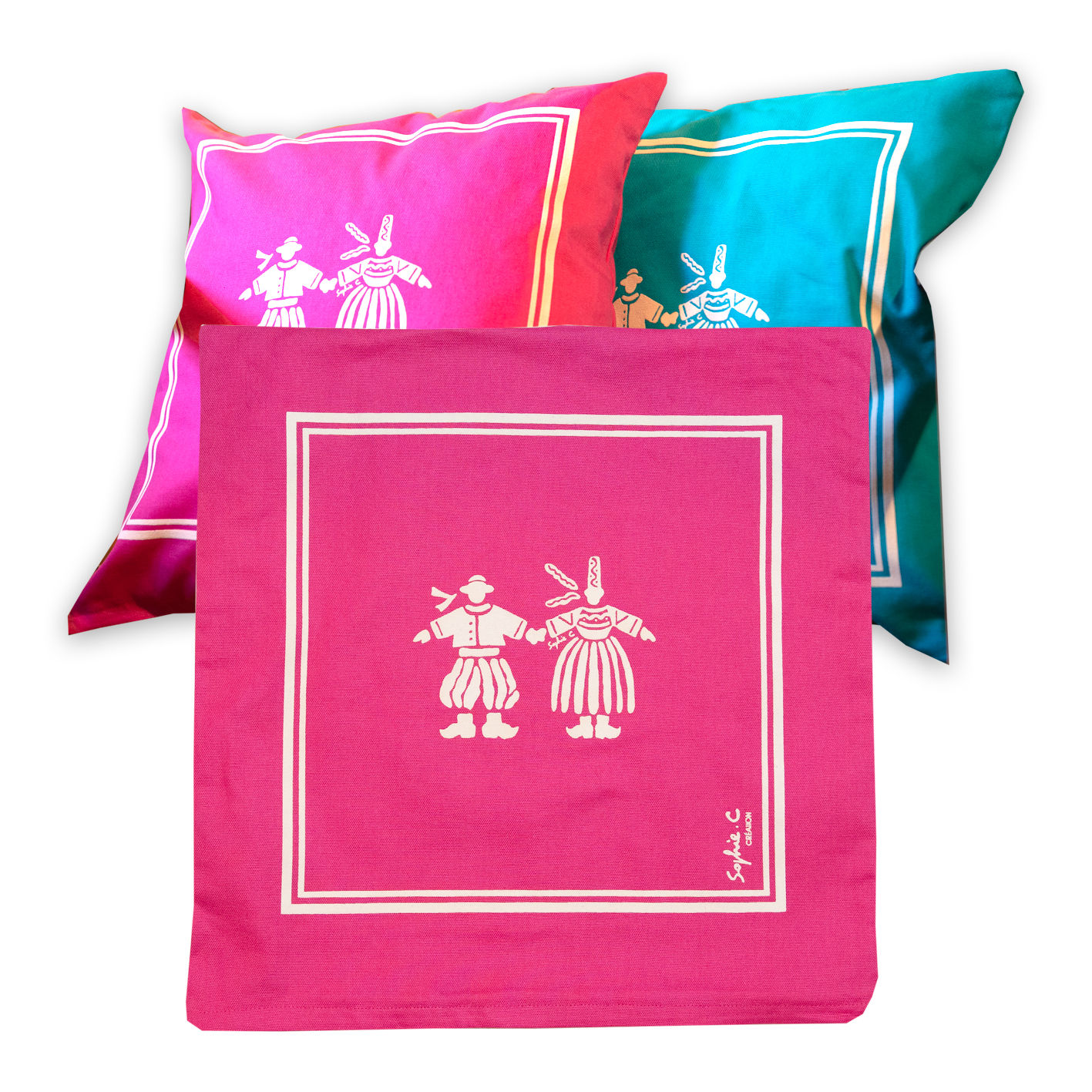 Housse de Coussin Mammig fushia