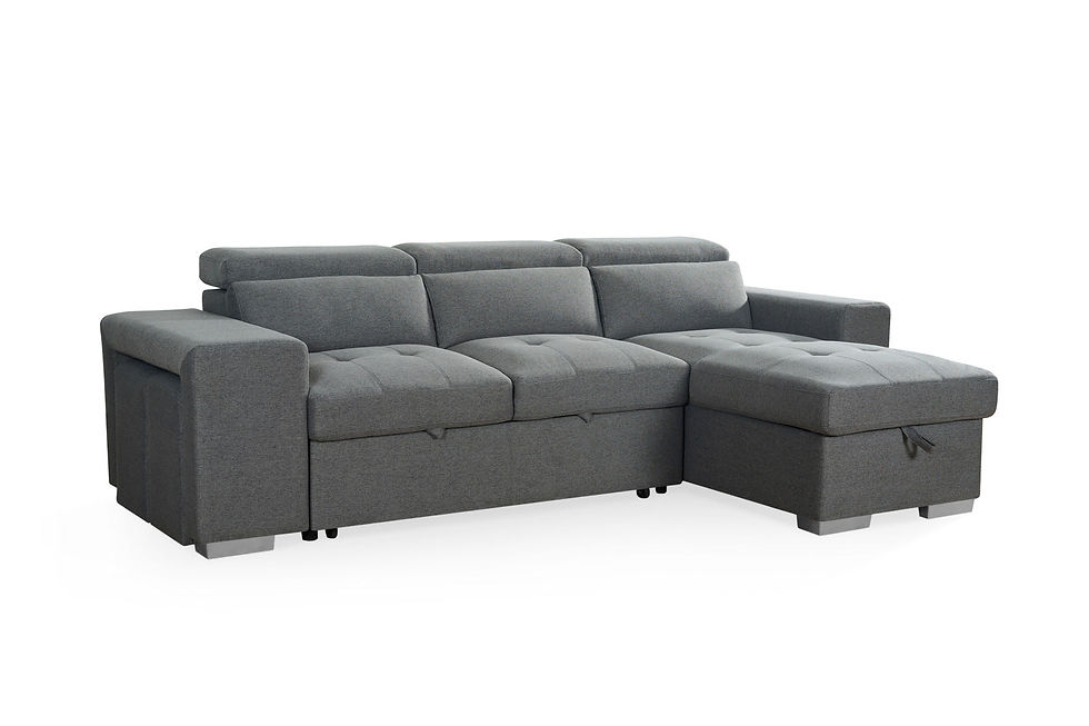 Thumbnail: Artemis Sofabed Grey Universal Corner