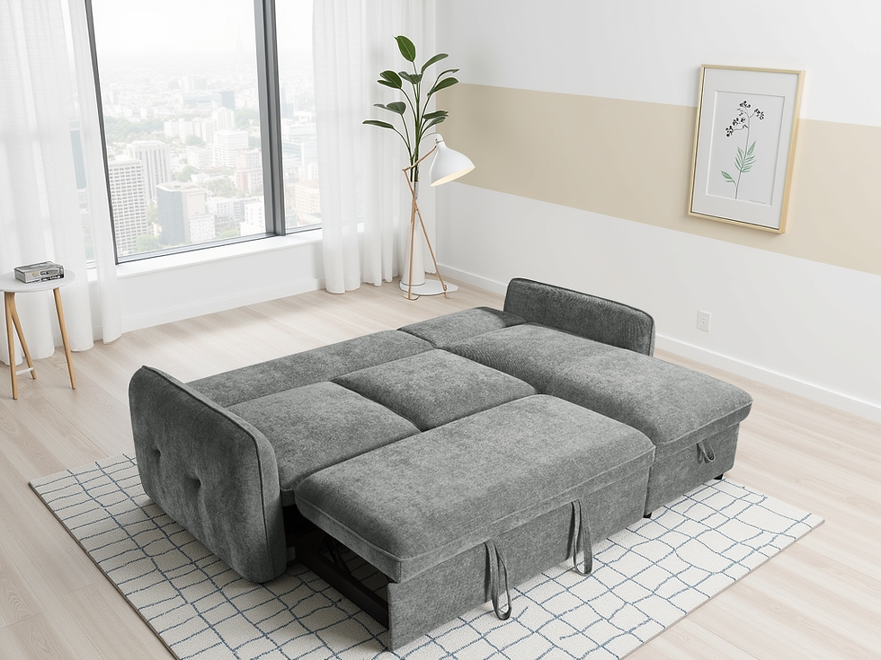 Thumbnail: Moscow Sofabed Grey Universal Corner