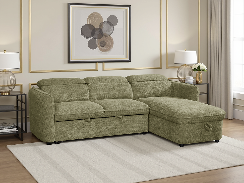 Thumbnail: Capri Sofabed Green Universal Corner