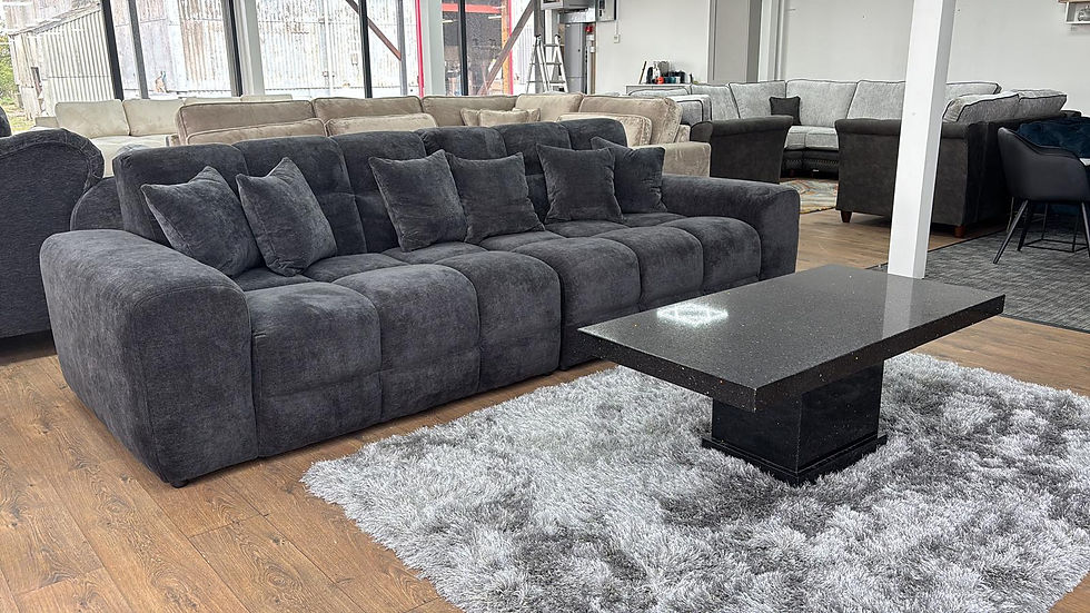 Thumbnail: Jacob Sofa Black 4 Seater