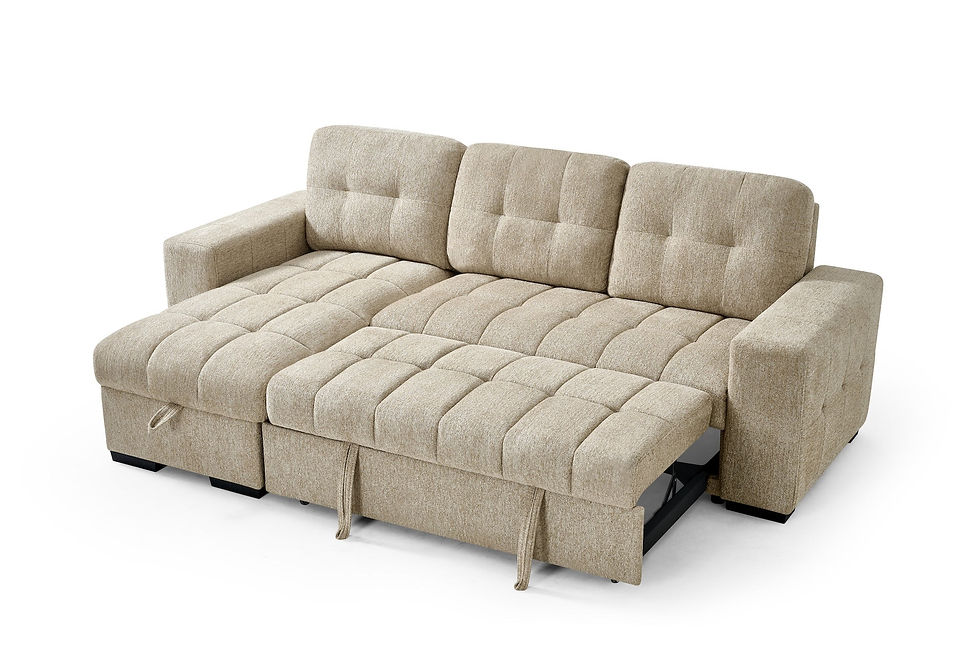 Thumbnail: Palermo Universal Corner Sofabed Beige