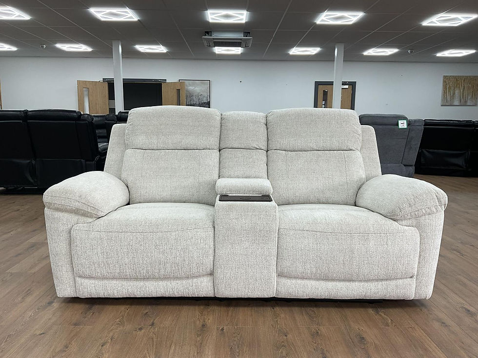 Thumbnail: Owen Electric Recliner Sofa Beige 2 Seater