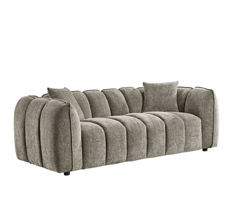 Thumbnail: Venice Sofa Mocha 3 Seater