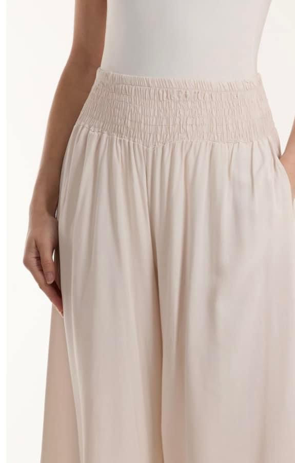 Thumbnail: Shirred Deep Waistband Culottes