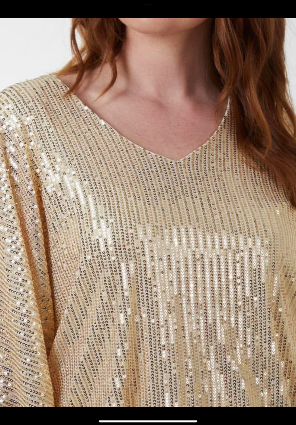 Thumbnail: Sequin Batwing Blouse