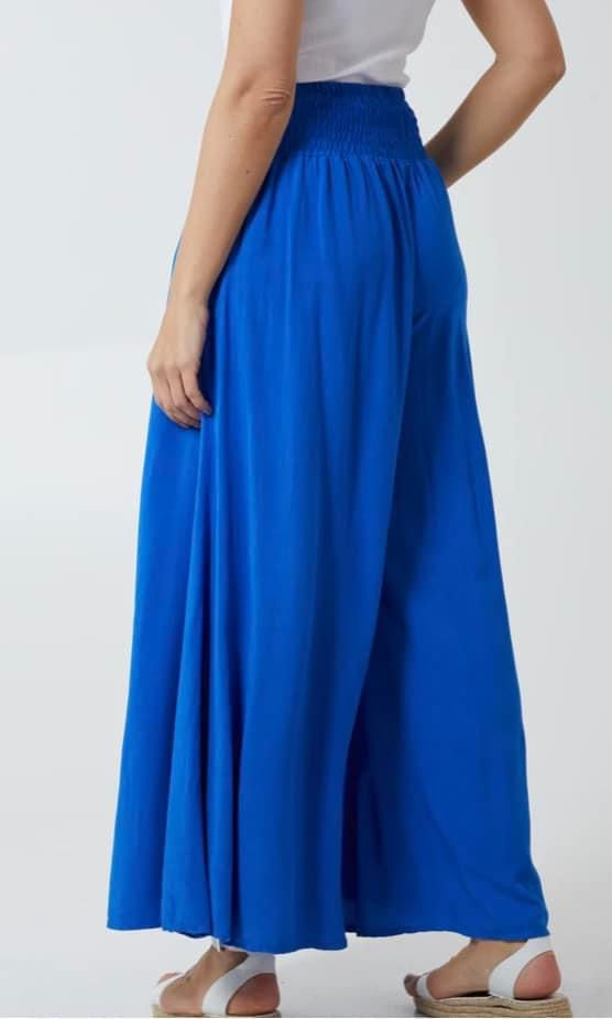 Thumbnail: Shirred Deep Waistband Culottes