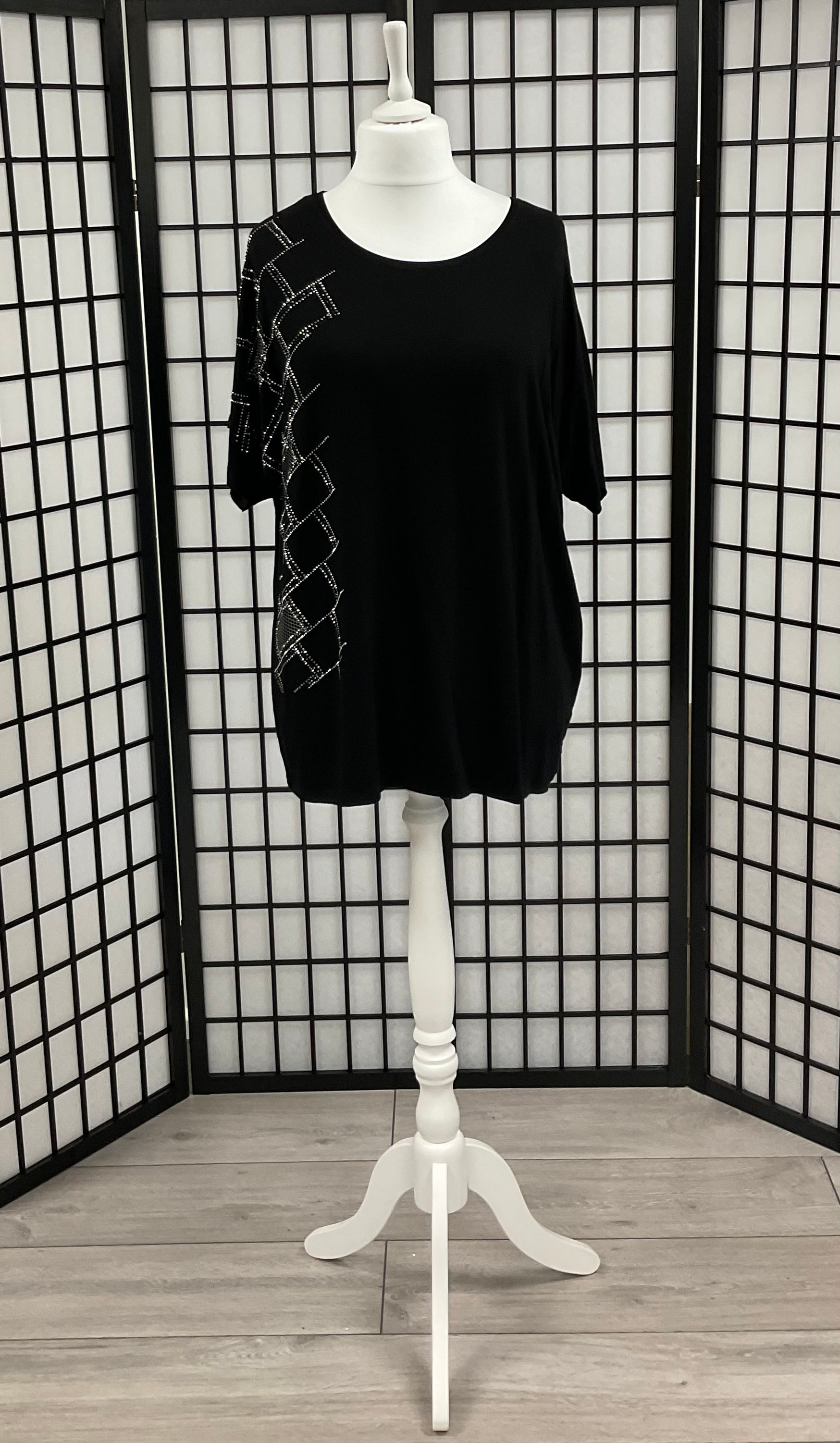 Diamanté detail Oversized T-shirt