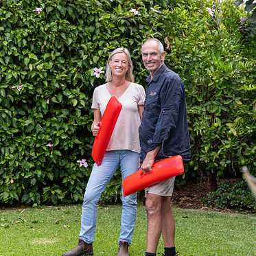 Business owners Nina and Mike