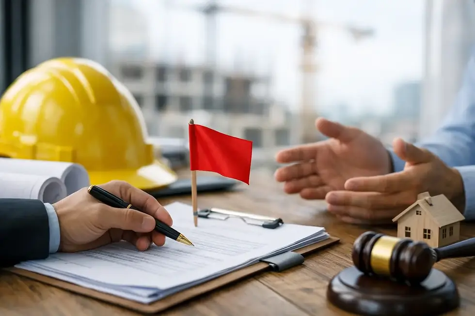 Construction Contract Red Flags to Catch Early