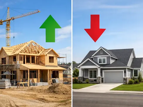 Is New Home Construction Up or Down?