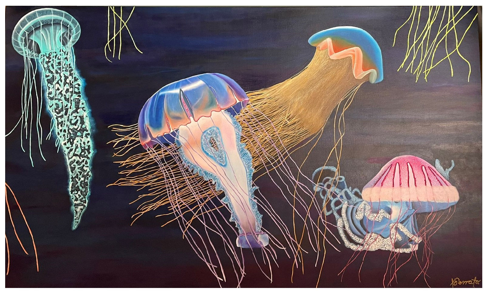 "Salt Water" 47.25"x78.5" Limited edition fine art print