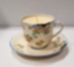 Teacup Candle - Candle in a Teacup - Vintage - Soy Candle - Apricot Tea