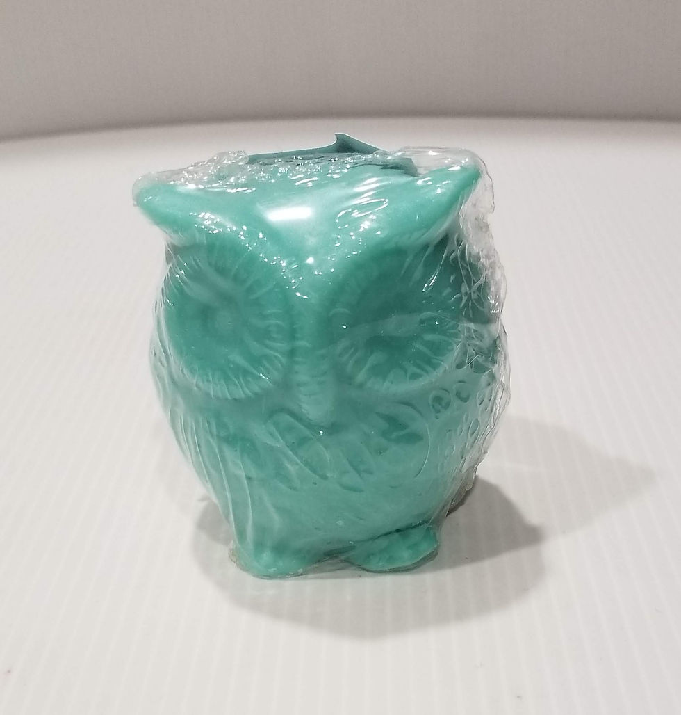 Handmade Soap - Owl - Teal - No Palm Oil