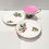 Thumbnail: Teacup Candle - Candle in a Teacup - Vintage - Soy Candle - Pink Lily of The Valley