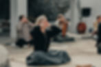 Yuj Healing- Meditative exercise at our Mykonos yoga retreat
