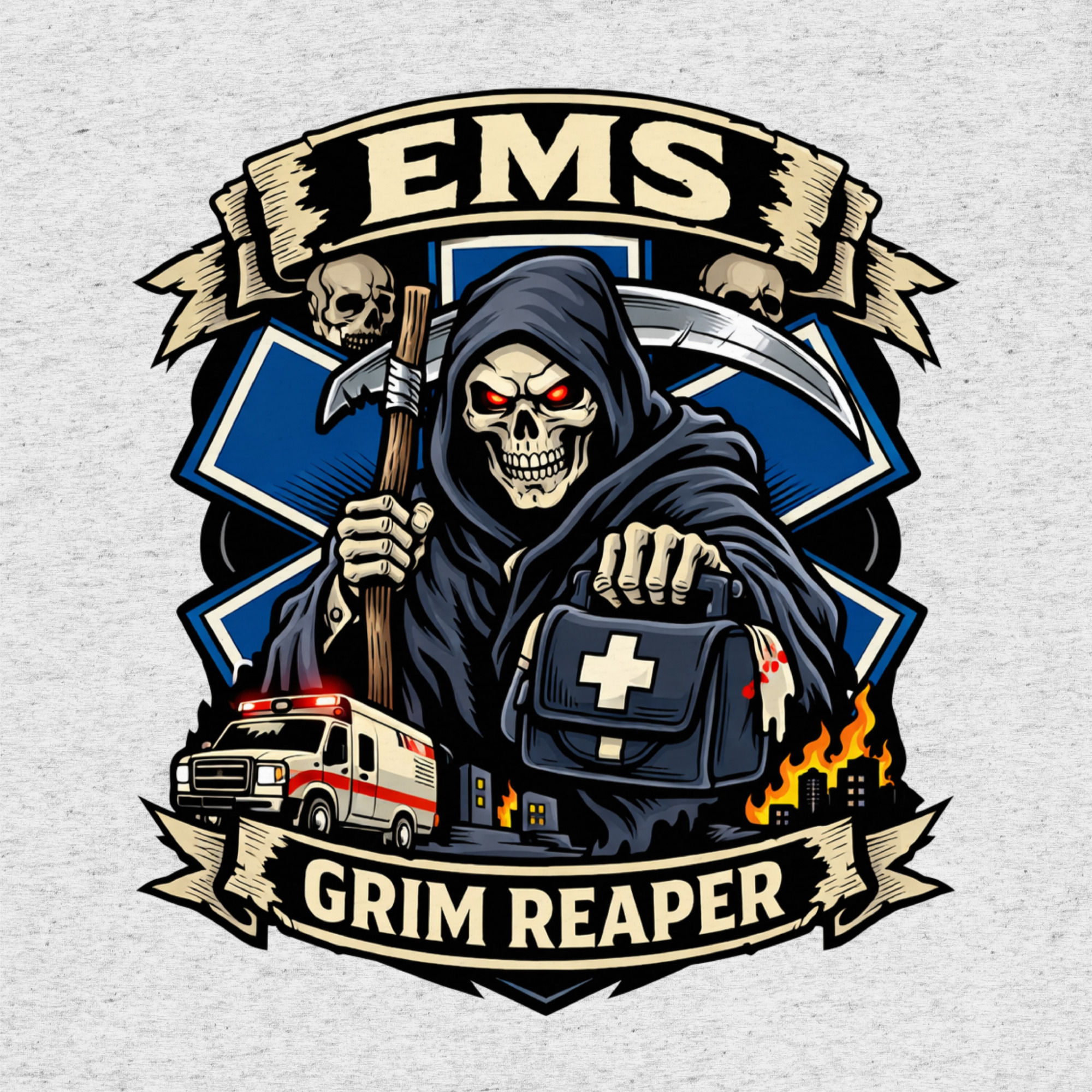 GRIM REAPER Short sleeve t-shirt