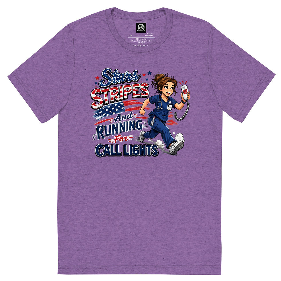 Thumbnail: Stars Stripes And Running For Call Lights Short sleeve t-shirt