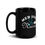 Thumbnail: Med Surge Cap and Stethoscope Black Glossy Mug