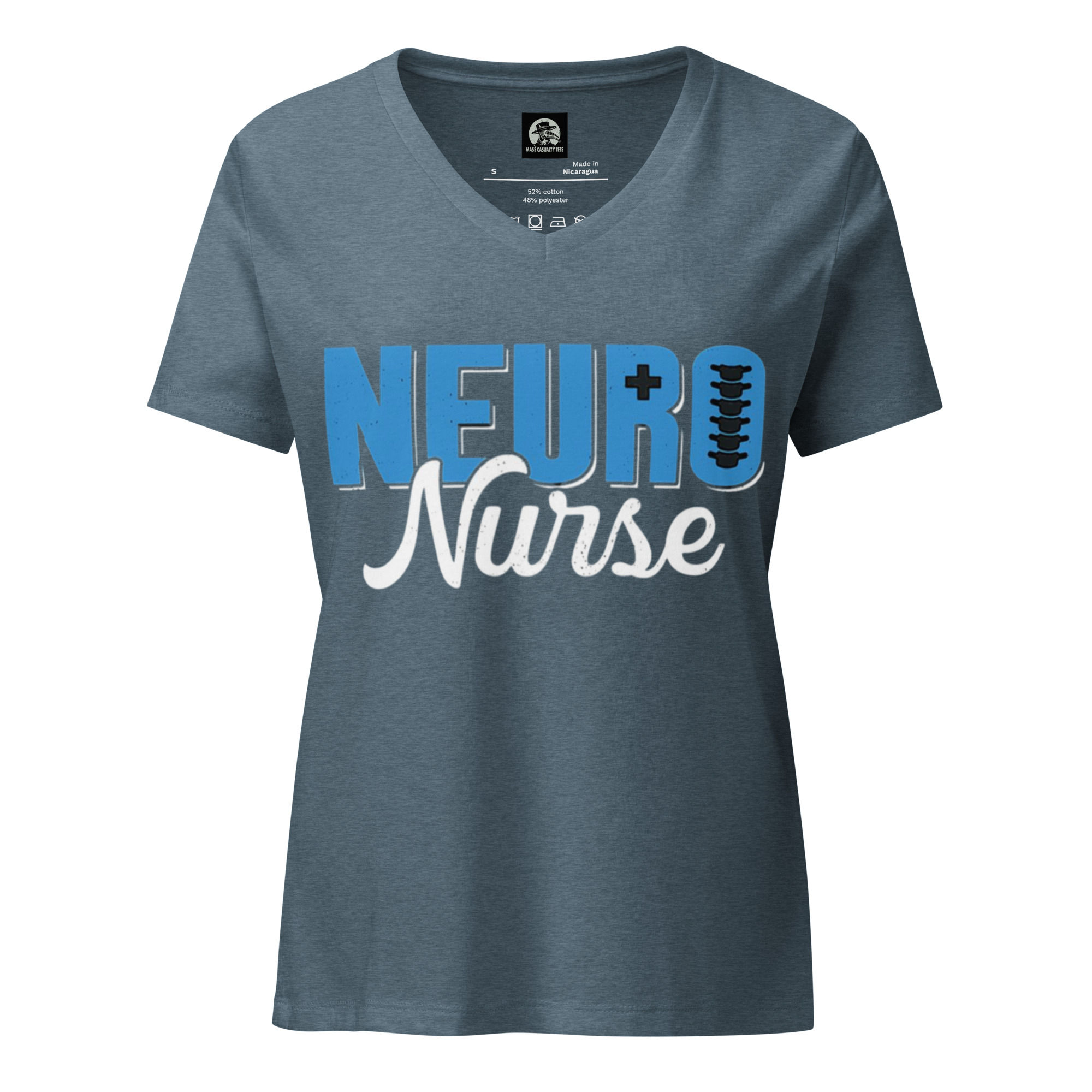 Neuro Nurse Women’s relaxed v-neck t-shirt