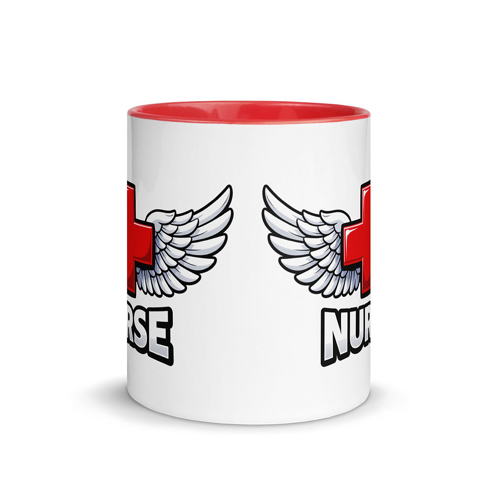 Thumbnail: Guardian Angels of Healthcare Mug with Color Inside