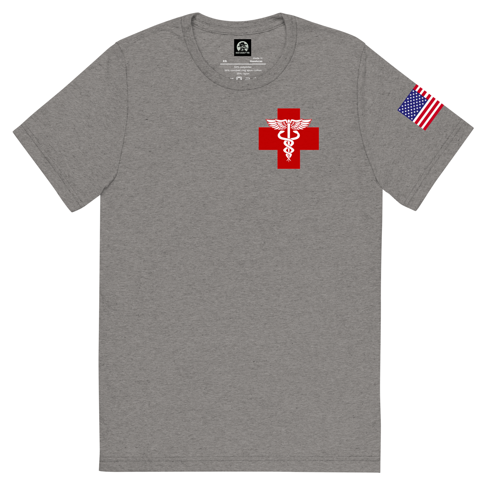 Red Cross with wings Short sleeve t-shirt