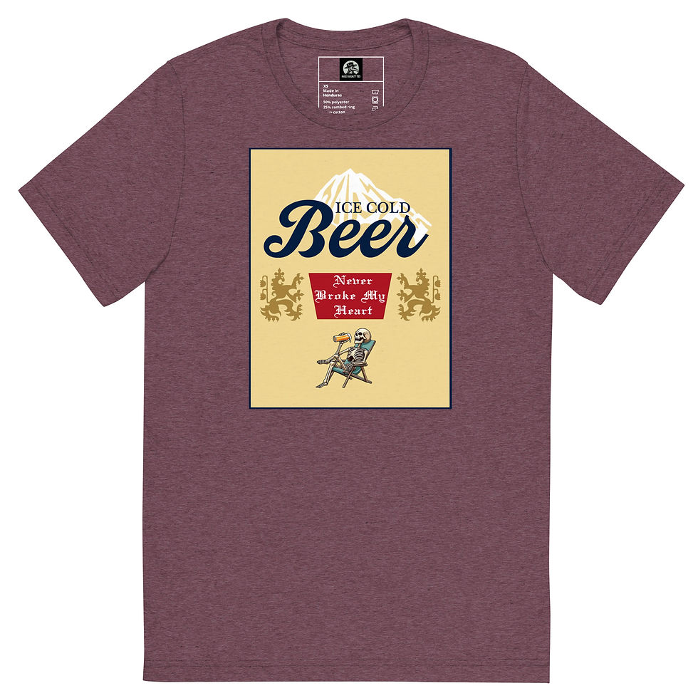 Thumbnail: Ice Cold Beer Never Broke My Heart Short sleeve t-shirt