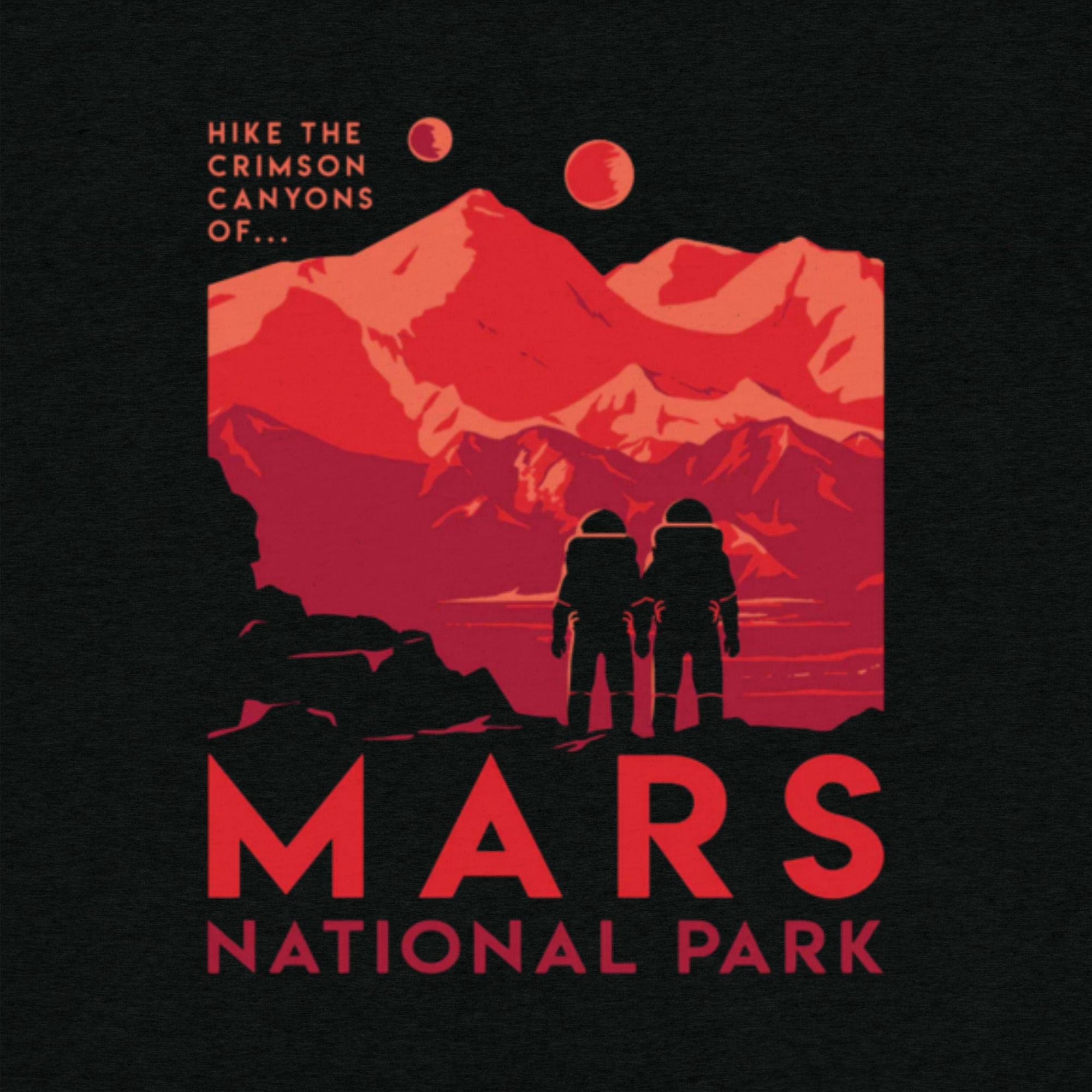 Mars National Park Short sleeve t-shirt