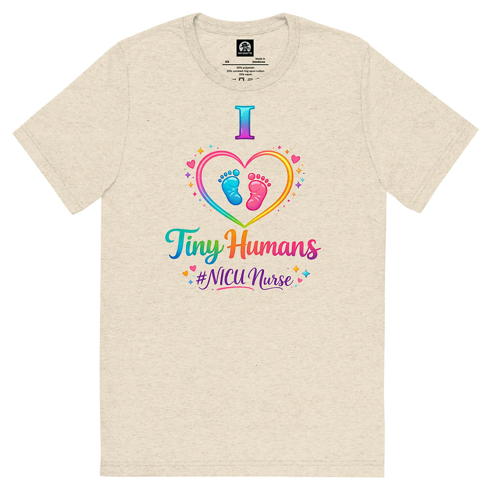 Thumbnail: I Love Tiny Humans NICU Short sleeve t-shirt