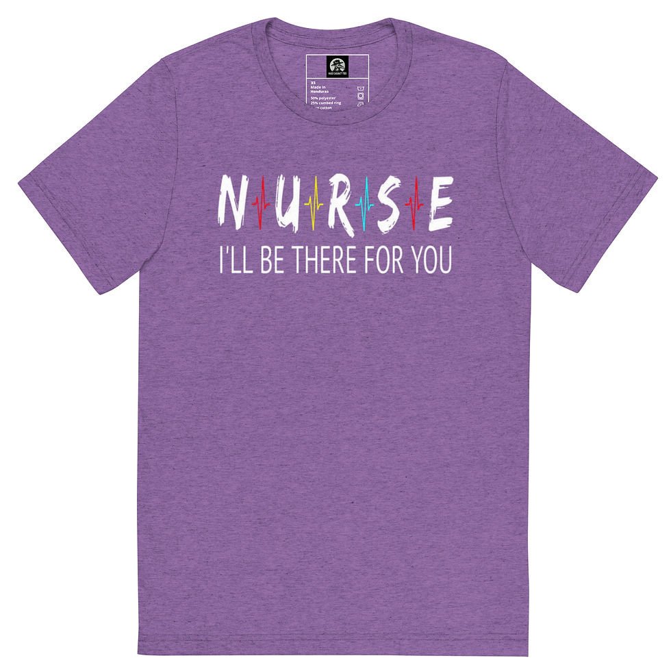 Thumbnail: Nurse I'll Be There For You Short sleeve t-shirt