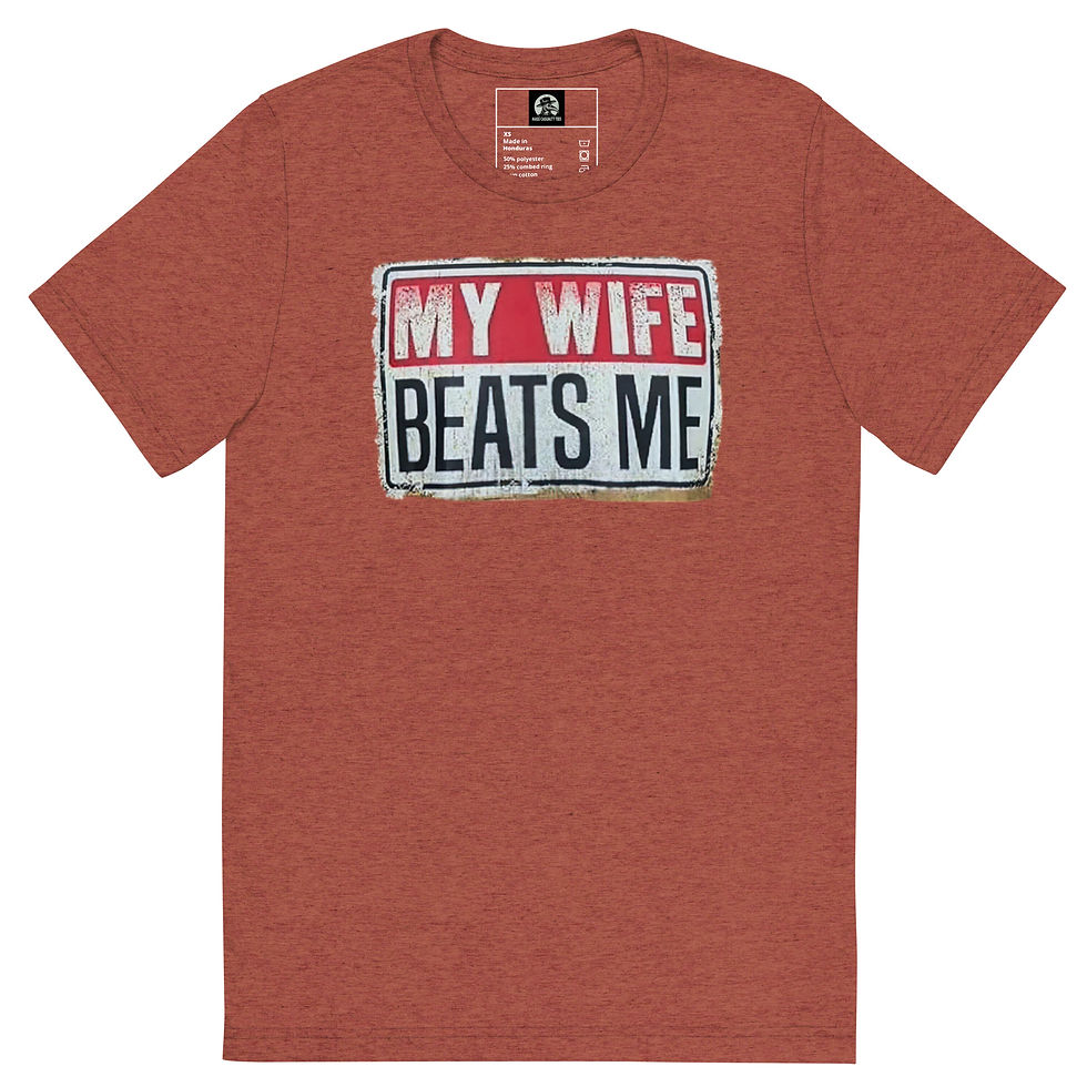 Thumbnail: My Wife Beats Me Short sleeve t-shirt