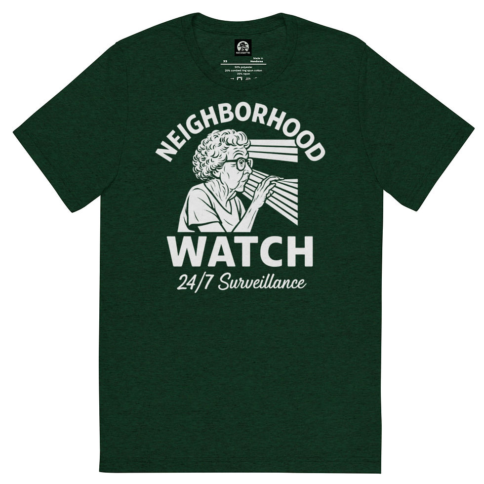 Thumbnail: Neighborhood Watch 24/7 Surveillance  Short sleeve t-shirt