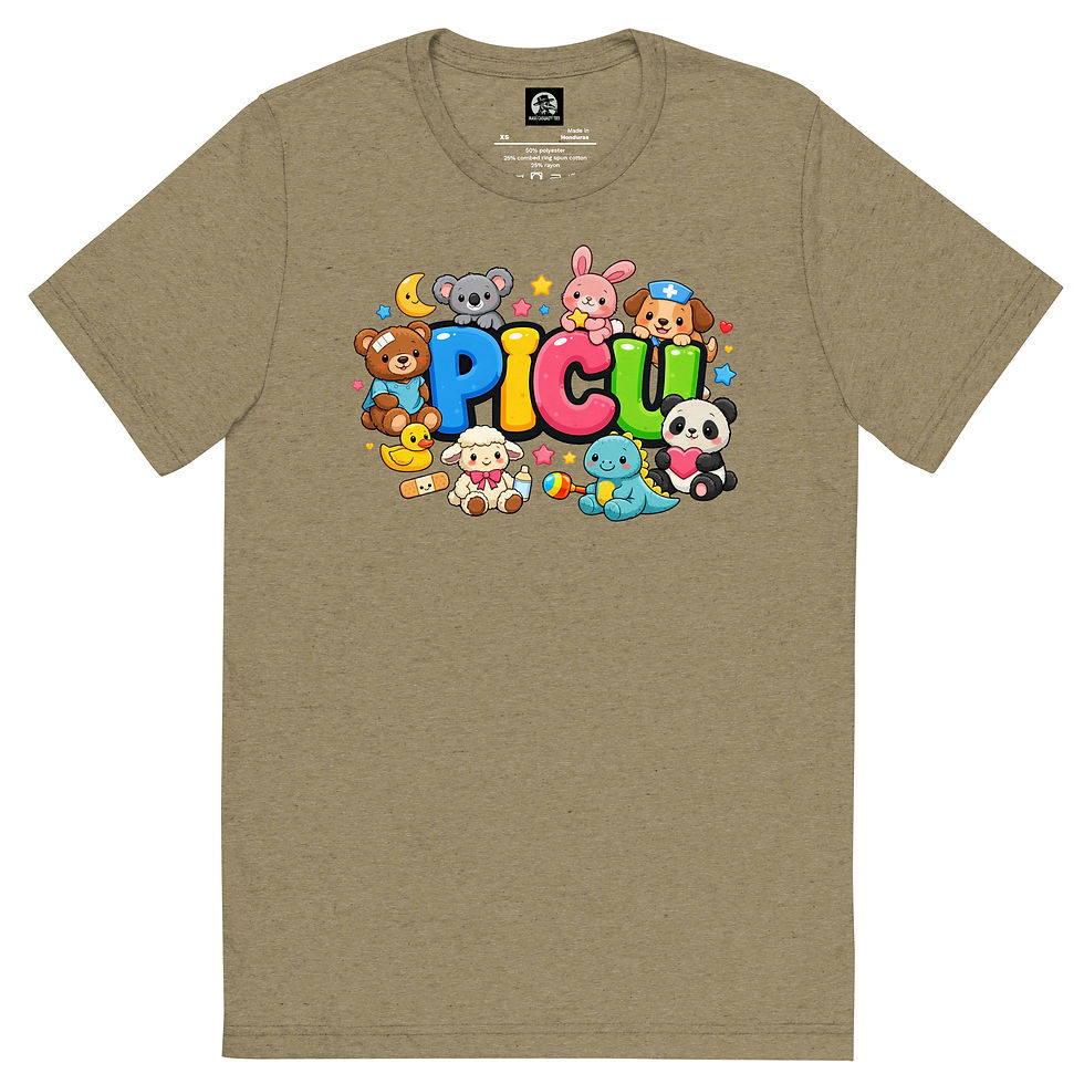 Thumbnail: PICU pediatric theme Short sleeve t-shirt