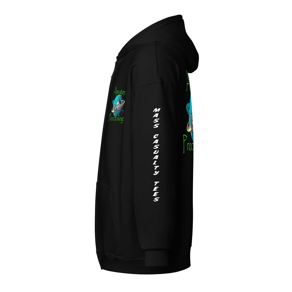 Thumbnail: Amateur Proctologist Unisex heavy blend zip hoodie