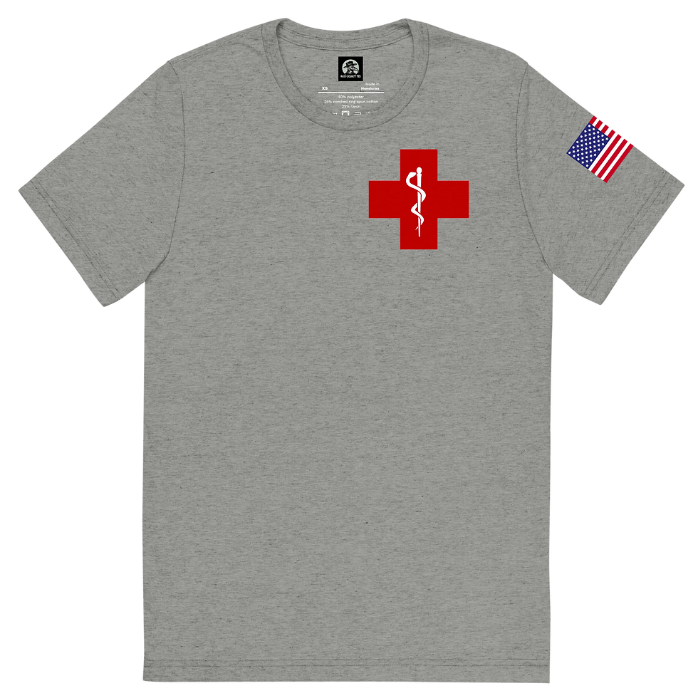 Thumbnail: Red Cross Aesculapius Short sleeve t-shirt