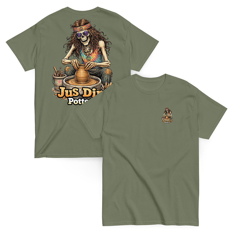 Thumbnail: Jus' Dirt Pottery classic tee