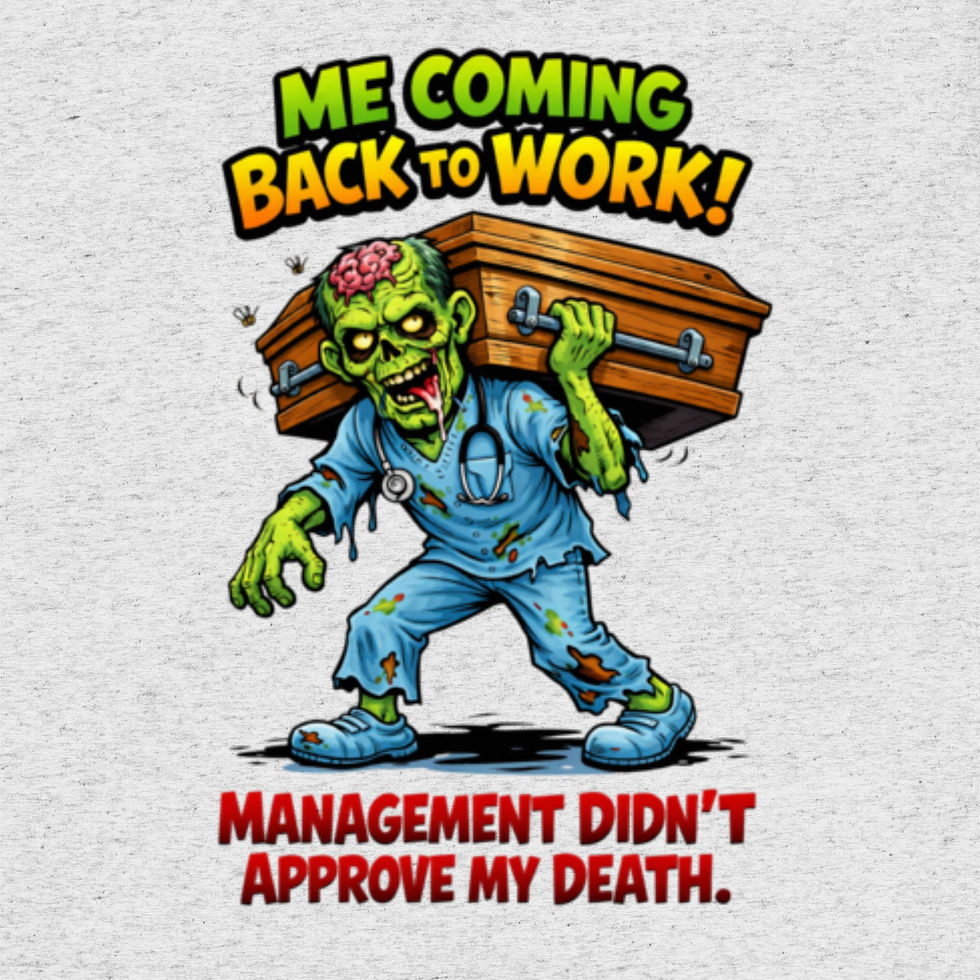 Thumbnail: ME COMING BACK TO WORK Short sleeve t-shirt