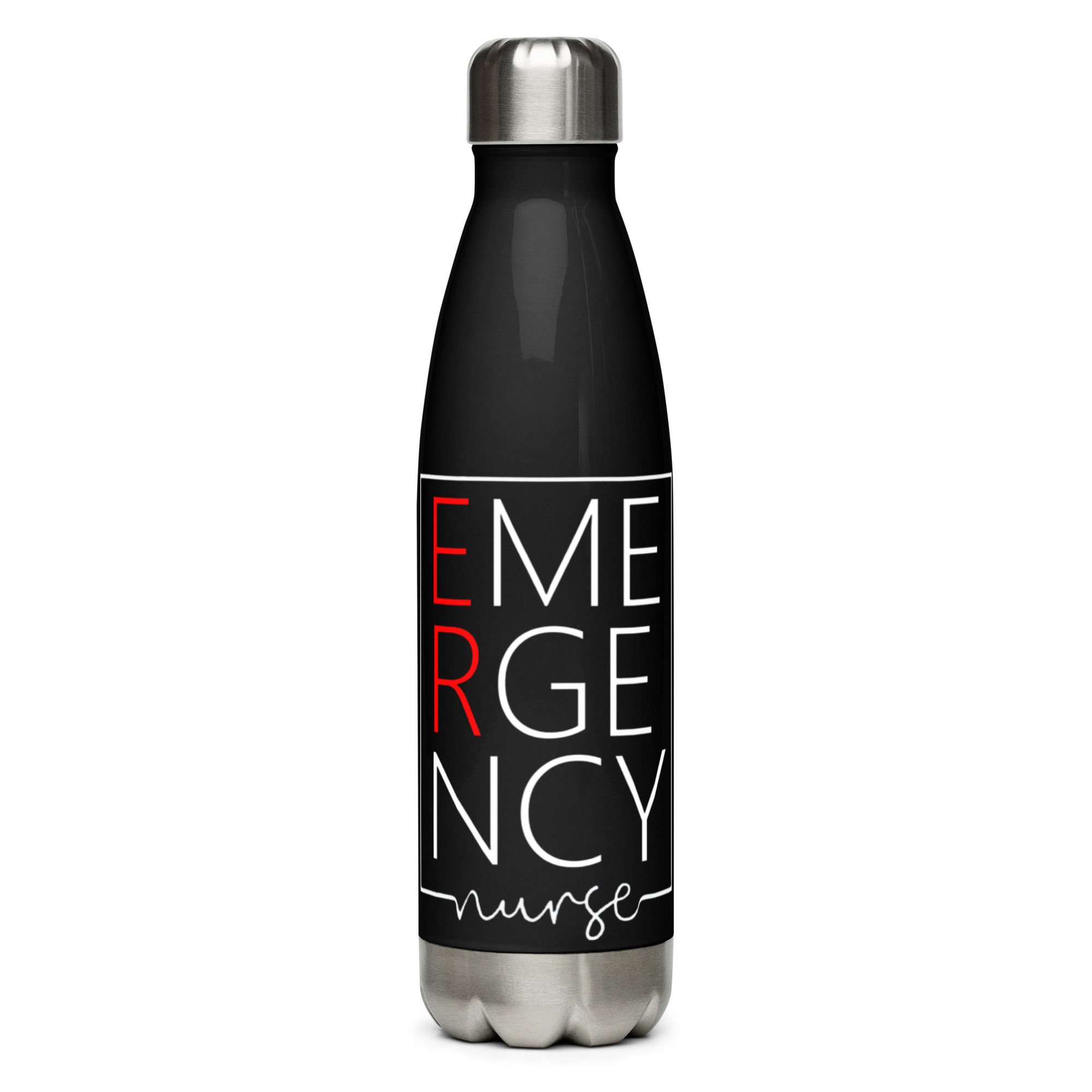 ER Emergency Medicine Stainless steel water bottle