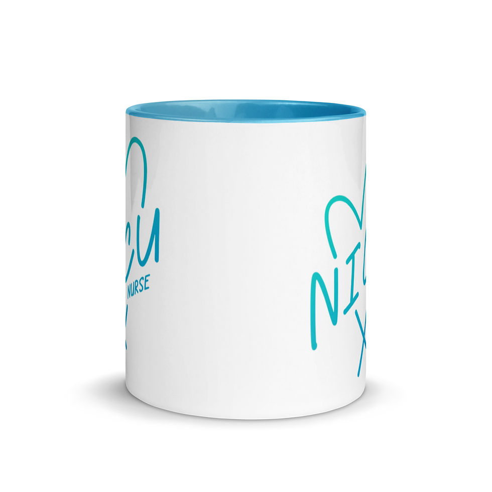 Thumbnail: NICU Nurse Mug with Color Inside 11 oz