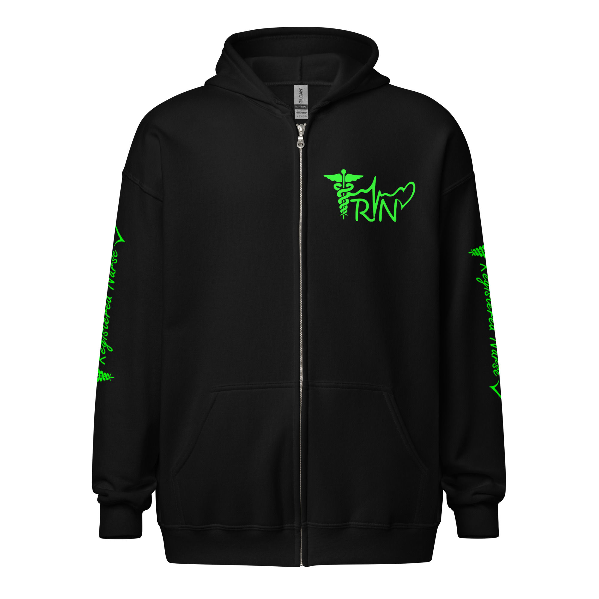 RN Night Shift Crew Unisex heavy blend zip hoodie